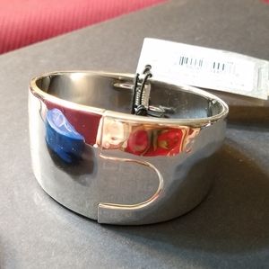 Cuff Bracelet Robert Lee Morris Silver Chrome